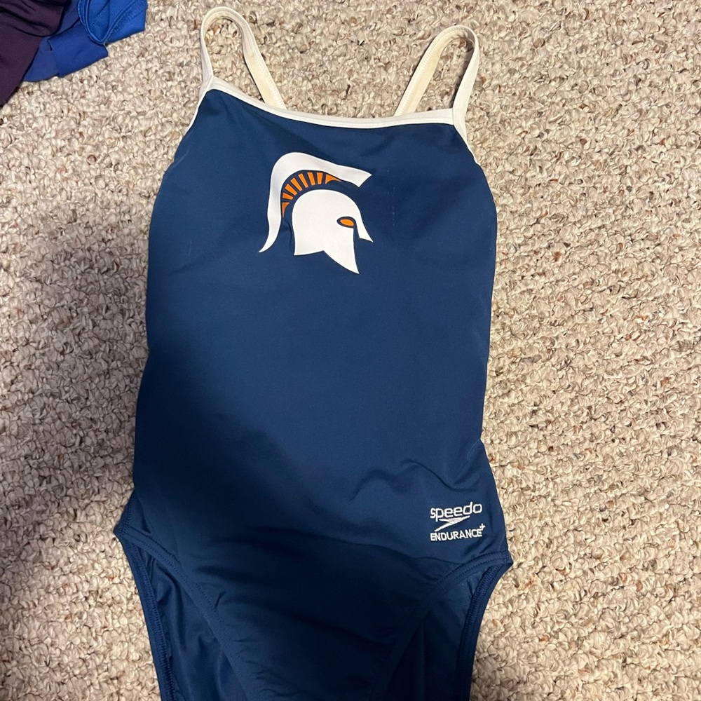 Speedo Endurance + Race swimsuit.